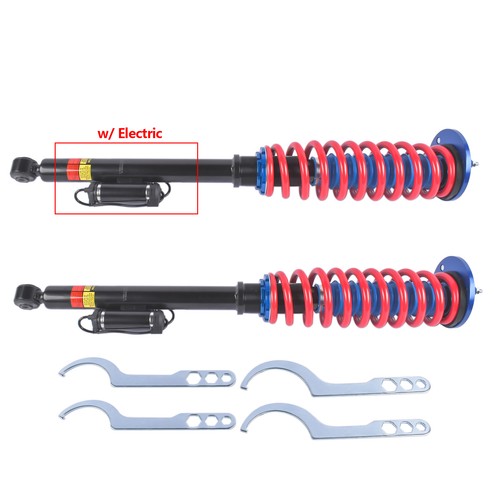 DURAFORCE Rear Coilovers Suspension Damper Kit For Benz S-Class RWD W221 07-13 w/ Electric