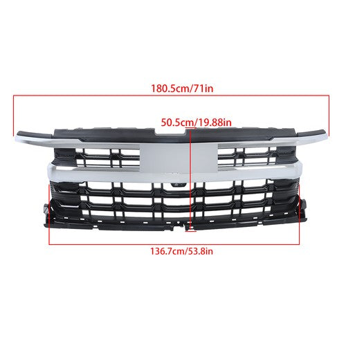 DURAFORCE For Chevy Silverado 1500 2022 2023 2024 Front Upper Bumper Grill Grille 84692658