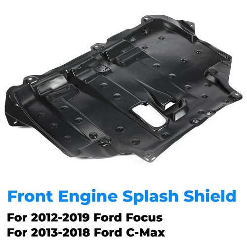 DURAFORCE Engine Splash Shield for Ford Focus 2.0L Engine 12-18 Naturally Aspirated Center