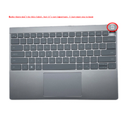DURAFORCE 98% New Gray Palmrest w/ Backlit Keyboard For Dell Inspiron 5000 5310 0WGFFX US
