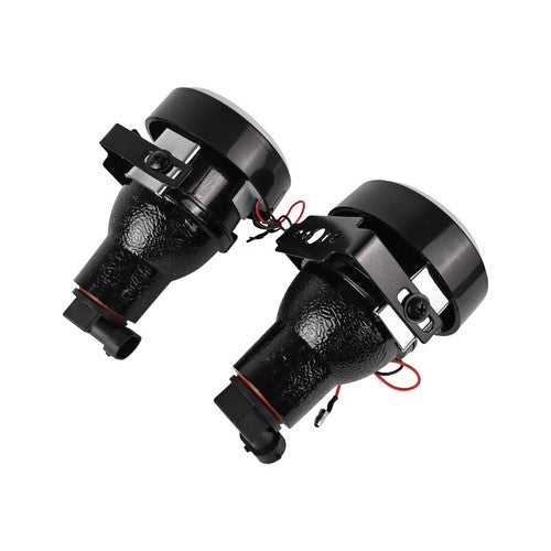 DURAFORCE 3 inch Projector Fog Light Lamps CCFL White Halo Angel Eyes Rings for Dodge