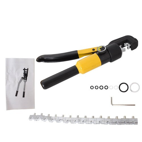 DURAFORCE 6 MT Hydraulic Wire Battery Cable Lug Terminal Crimper Crimping Tool/w 8 Dies
