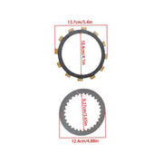 DURAFORCE For Yamaha WR250F YZ250F Clutch Friction w/ Steel Plates Spring Gasket Kit 01-13