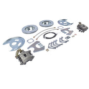 DURAFORCE Rear Brake Disc Set w/ Brackets for GM A F X-Body Buick Chevy Pontiac 1964-1977
