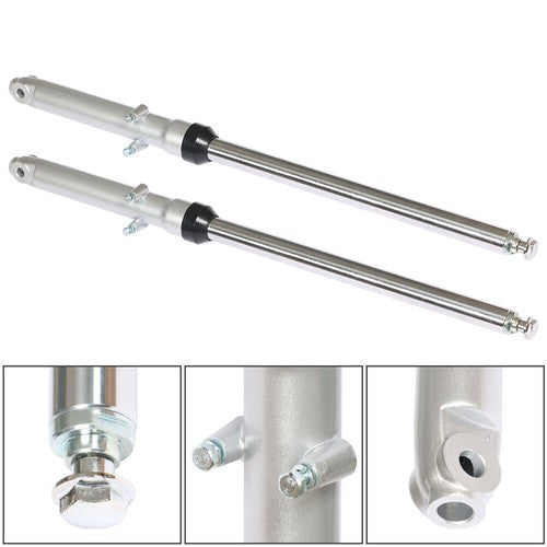 DURAFORCE 2Pcs Motorcycle 27" Front Fork Oil Shock Absorber For Honda CG125 CT90 CT110