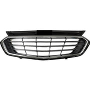 DURAFORCE New Chrome Front Upper Grille Mesh Grill For Chevrolet Equinox 2018 -2020 Black