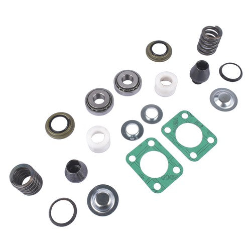 DURAFORCE Front Axle King Pin Rebuild Kit For Dodge W250 W300 Bearing Bushing Spring Seal
