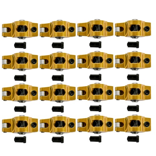 DURAFORCE Fits Chevrolet SBC 350 400 1.5 Ratio 7/16" Aluminum Full Roller Rocker Arms Set