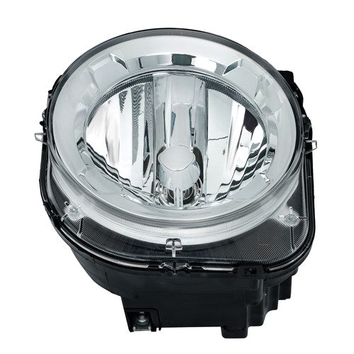 DURAFORCE Left Chrome Headlights For Jeep Renegade 2015-2018 Projector Halogen Headlamps