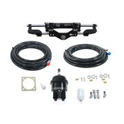 DURAFORCE High Performance Hydraulic Steering Kit Single Outboard Engine 350HP Power