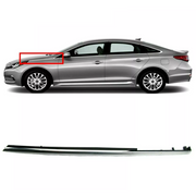 DURAFORCE For 2015 2016 2017 Hyundai Sonata Front Fender Chrome Garnish Molding Trim Left