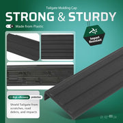 DURAFORCE Tailgate Molding Center Trim Step Pad For 2009-14 Ford F150 Flexible Flex Step