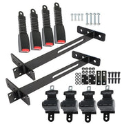 DURAFORCE Universal 4 Passenger Golf Cart Seat Belts 42" Kit For EZGO Yamaha Club Car