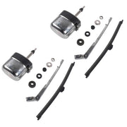 DURAFORCE Stainless Windshield Wiper Motor Kit Street Hot Rod Universal Boat For Chevy 12V