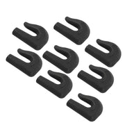 DURAFORCE 8Pcs G70 3/8" Weld On Chain Grab Hook Tow Hook Tractor Bucket Trailer Tie Down