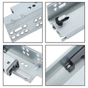 DURAFORCE 1 Pairs Undermount Drawer Slides 18 inch Undermount Soft Close Drawer Slides