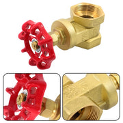DURAFORCE 1-1/2" NPT 200psi Brass Gate Valve Rotary Globe Valve DN40 Female Threaded New