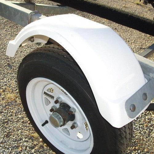 Set of 2 PWC Jet Single Axle Trailer Fenders with Step for 8-12 Inch Tire