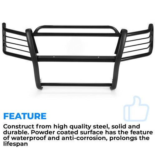 Black Grill Brush Guard Light Protector for Toyota Tacoma 1998-2004