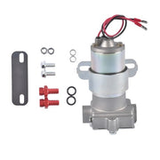 DURAFORCE Universal High Volume Ford Chevy Mopar Electric Fuel Pump 97GPH Chrome F53001C