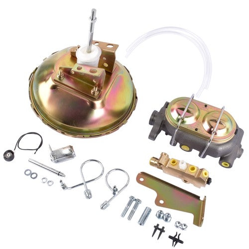 DURAFORCE For Chevy Camaro 67-69 Brake Booster w/ Disc Drum Proportioning Valve Cylinder