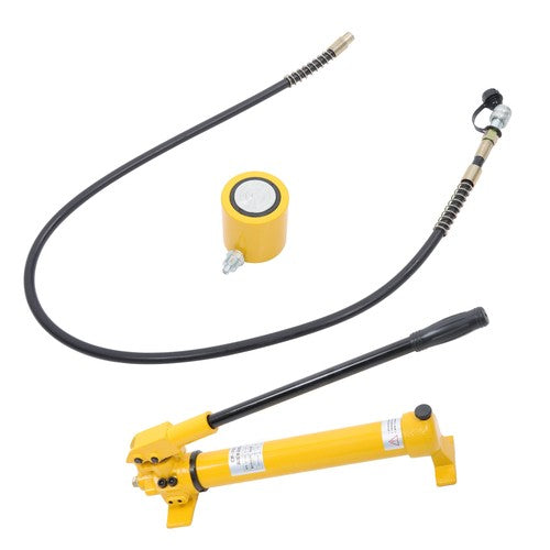 DURAFORCE 30 Ton Hydraulic Jack Power Ram Kit and CP-700 Manual Hydraulic Hand Pump