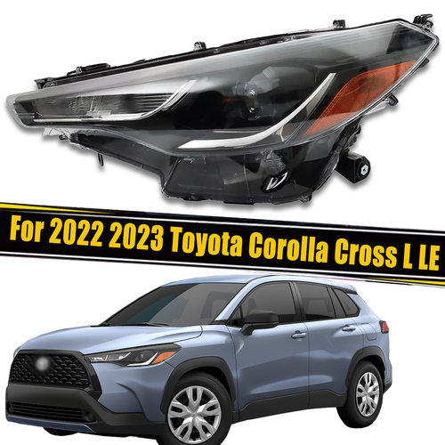 DURAFORCE Headlight Headlamp LED Fit Toyota Corolla Cross L/LE 2022 2023 Left Driver Side