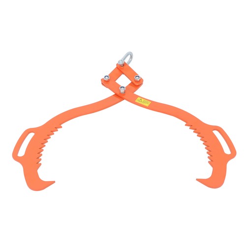 DURAFORCE Heavy Duty Grapple Timber Claw 28In Log Lifting Tongs 2 Claws Timber Claw Hook