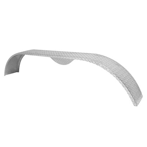 DURAFORCE 14"-16" Trailer Fender Tandem Axle Teardrop Diamond Tread Plate 72" L 18" H 9" W