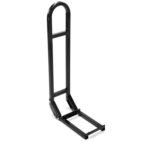 DURAFORCE Black Rear Flip Seat Kit with Grab Bar For 2004-Up Club Car Precedent Golf Cart