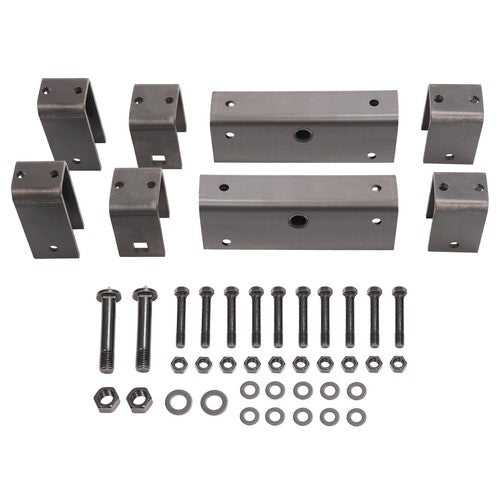 Steel Tandem Axle Slipper Spring Trailer Hanger Kit for 2 Inch Wide Slipper Spring