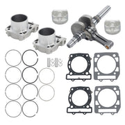 DURAFORCE New For HISUN 800 2 Set full Cylinder Repair kit Crankshaft 12120-010-0000