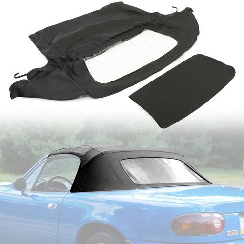 DURAFORCE For Mazda Miata Convertible Soft Top w/ Window Black Cabrio 1990-2005 2004 2003