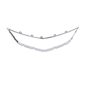 DURAFORCE Front Chrome Grille Grill Trim Frame For 2016-2018 Acura ILX Base 71122TX6A51