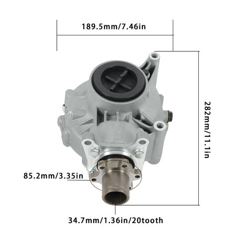 DURAFORCE 5KM-46101-12-00 Rear Differential For Yamaha Grizzly 660 YFM660F 4WD 2002-2008