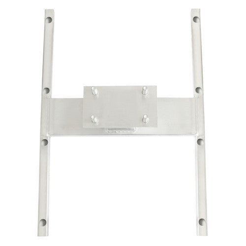 DURAFORCE For 6 Lug Wheel Trailer Spare Tire Carrier Silvery Aluminium W/Mounting Hardware