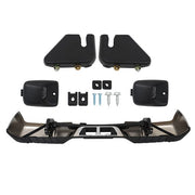 DURAFORCE Fit For Toyota Tundra 2007-2013 Chrome Complete Steel Rear Bumper W/ Hardware