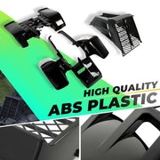 DURAFORCE For Yamaha Banshee 350 Fenders + Gas Tank Plastics Kits+ Radiator Grille Black