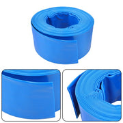 DURAFORCE 3 x 50FT PVC Irrigation Hose With Two Hose Collets Blue New