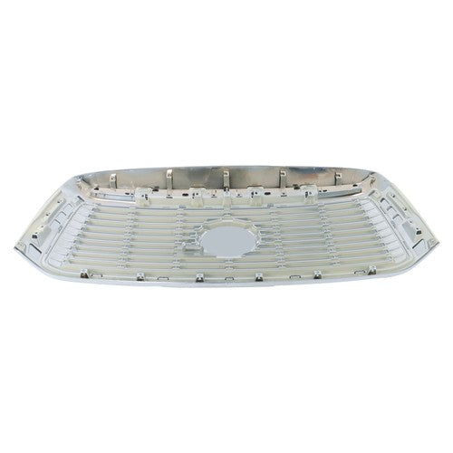 DURAFORCE Front Bumper Upper Grille Chrome New For Toyota Tundra 2010-2013 Plastic Durable