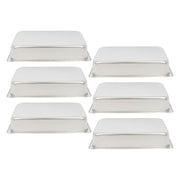 DURAFORCE 4 Inch Deep Restaurant Steam Table Pans 6 Pack Full Size Without Lid