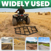 DURAFORCE 84" Driveway Drag Tow Behind Drag Harrow Gravel Grader For ATV UTV Tractor