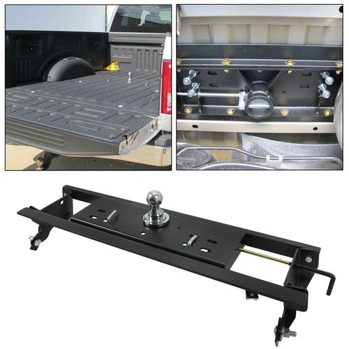 30 Thousand Pound Double Lock Under Bed Gooseneck Trailer Hitch for 2015-2020 Ford F150