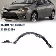 DURAFORCE Front LH Driver Side Fender Liner Splash Shield for 2014-16 Toyota Corolla
