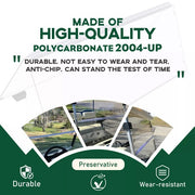 DURAFORCE Clear Folding Windshield Golf Cart Windscreen For Club Car Precedent 2004-UP