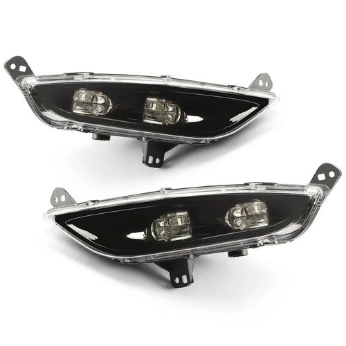 DURAFORCE Fit for CHRYSLER 200 15-17 2015-2017 2016 BUMPER FOG LIGHTS Lamp Pair Clear Lens