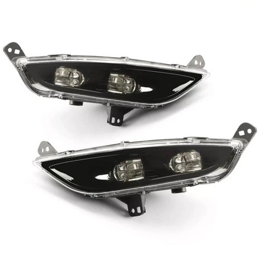 DURAFORCE Fit for CHRYSLER 200 15-17 2015-2017 2016 BUMPER FOG LIGHTS Lamp Pair Clear Lens