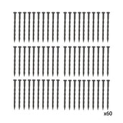DURAFORCE 60pcs Anchoring Spik L-shaped 60FT Garden Edge Lawn Grass Stone Isolation Strip