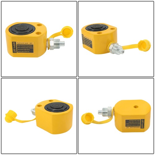 DURAFORCE 20 tons 1" Stroke Multi Stage Low Height Hydraulic Cylinder Jack Ram YG-20D