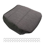 DURAFORCE Gray Front Driver Seat Bottom Cover Steel For GMC Isuzu NPR NRR NQR 1995-2006